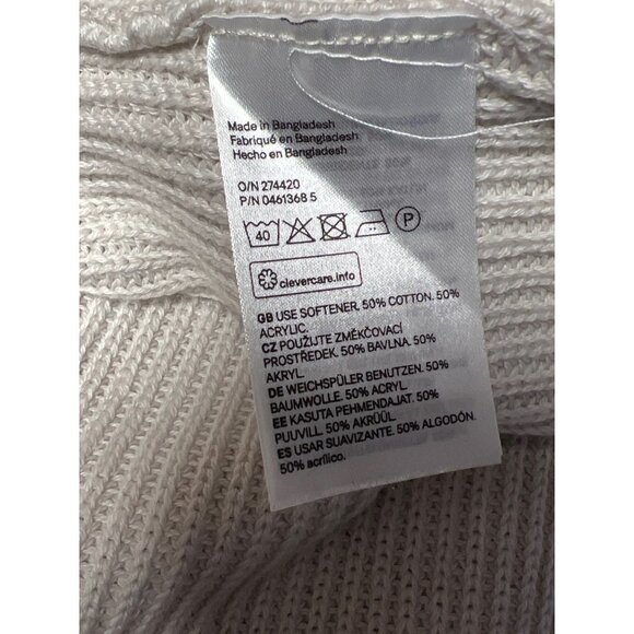 H & M Basics Beige Knit Sweater -- Large - Picture 12 of 12